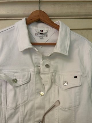 Cazadora vaquera blanca Tommy Hilfiger