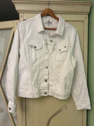 Cazadora vaquera blanca Tommy Hilfiger