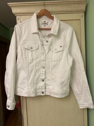 Cazadora vaquera blanca Tommy Hilfiger