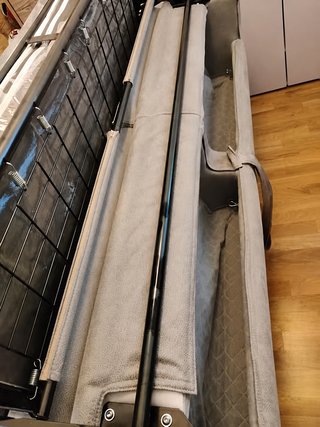 Divano letto Poltronesofà beige tessuto