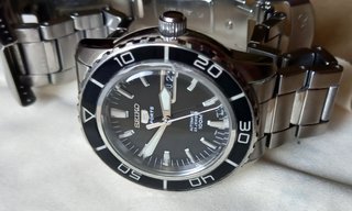 Reloj Seiko 5 Sports Automático Negro/Plata