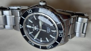 Reloj Seiko 5 Sports Automático Negro/Plata