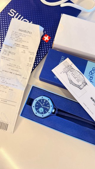 Reloj AP Swatch (Audemars Piguet) Azul