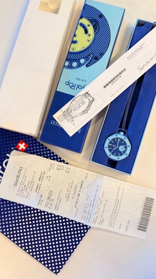 Reloj AP Swatch (Audemars Piguet) Azul