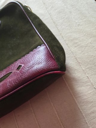 Maletín Loewe Verde y Morado