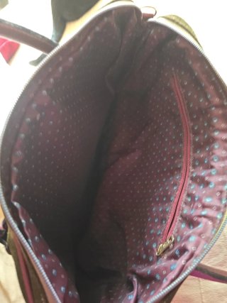 Maletín Loewe Verde y Morado