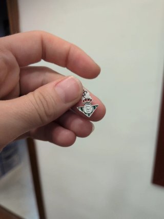 Dije Betis Esmalte Plata