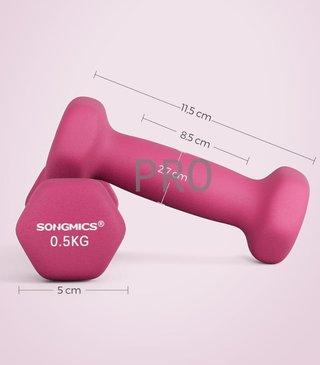 Set di 2 manubri esagonali - Songmics