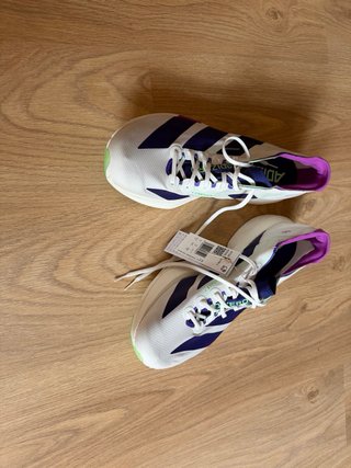 Adidas Adizero Zapatillas Running Blancas Púrpura