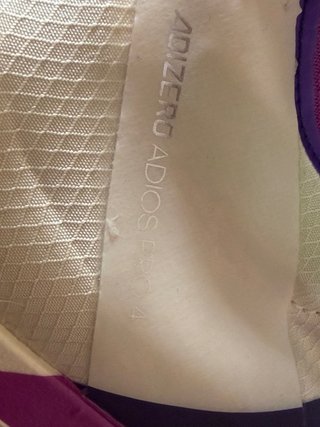 Adidas Adizero Zapatillas Running Blancas Púrpura