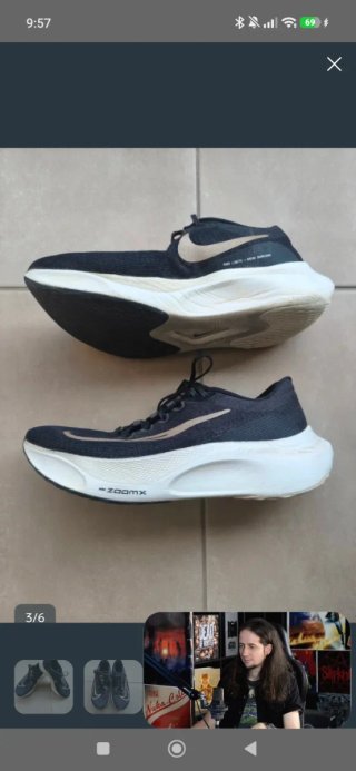 Zapatillas Nike Zoom Fly 5 Negras P.negociable