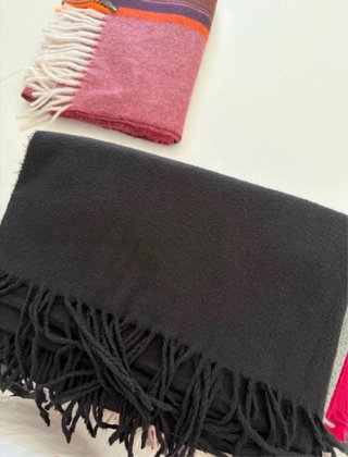 Box 6 sciarpe lana colori misti