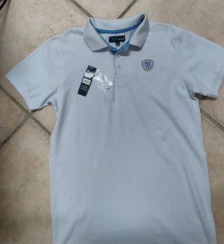 Polo Ycc Uomo Maniche Corte Azzurro