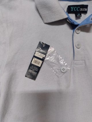 Polo Ycc Uomo Maniche Corte Azzurro