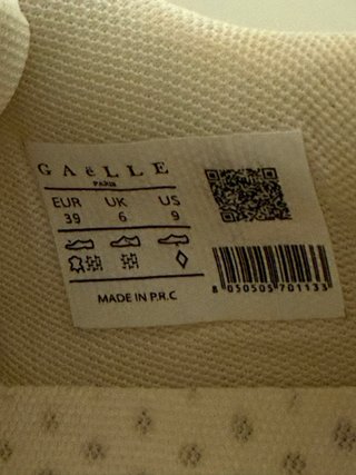 Sneakers donna Gaelle beige/bianche