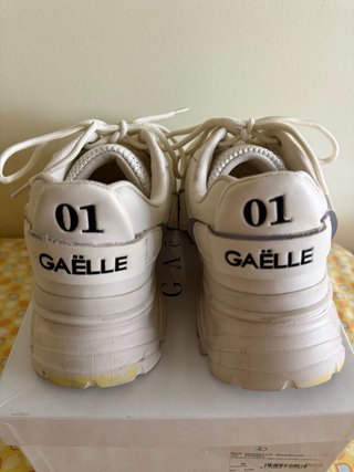 Sneakers donna Gaelle beige/bianche