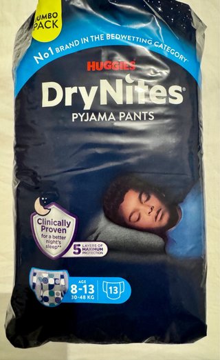 Pañales Huggies DryNites 8-13 Años