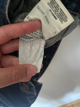 Chaqueta Levi's Denim Azul Talla S