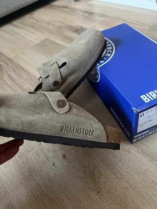 Birkenstock Boston Beige/Marrón