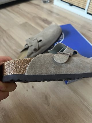Birkenstock Boston Beige/Marrón