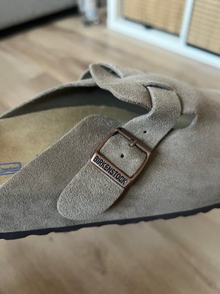 Birkenstock Boston Beige/Marrón