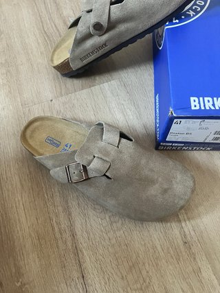 Birkenstock Boston Beige/Marrón
