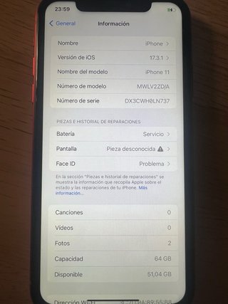 iPhone 11 64GB Rosso
