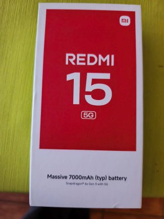 Xiaomi Redmi 15 5G 7000mAh Rojo