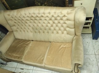 Conjunto Clássico: Sofá + 2 Poltronas