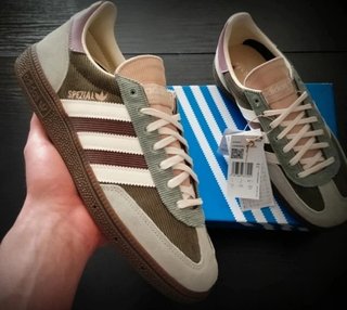 Adidas Handball Spezial Verde Plata Talla 38