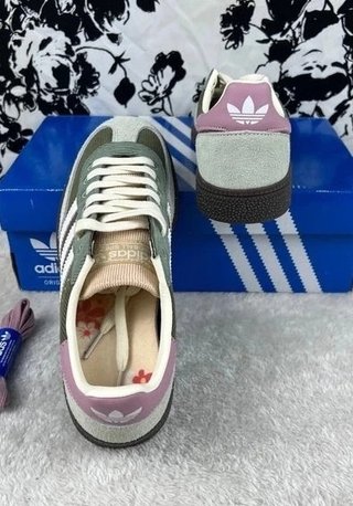 Adidas Handball Spezial Silver Green Magic Mauve