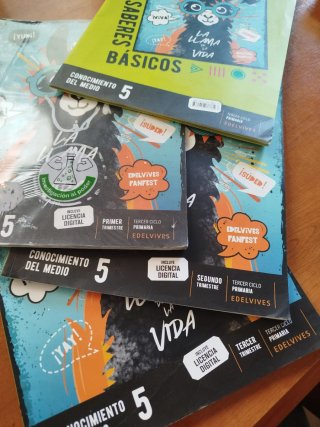Libros 5⁰ Primaria.Diferentes editoriales