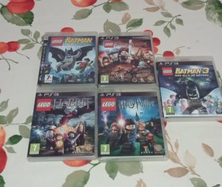 Lote 5 Juegos LEGO PS3