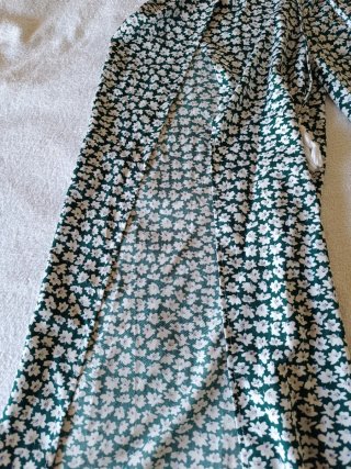 Falda pantalón larga floreada