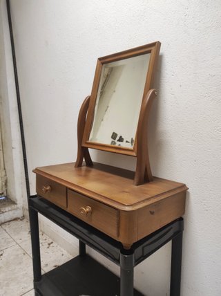 Penteadeira Antiga Madeira Maciça