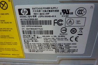 Fuente Alimentación ATX HP 300W