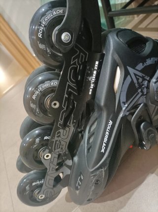 Patines en línea bolsa transporte y protecciones