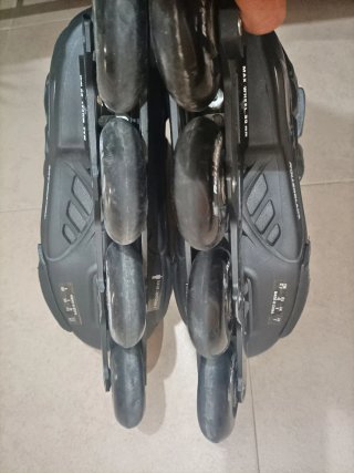 Patines en línea bolsa transporte y protecciones