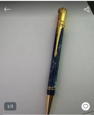 Bolígrafo Parker Duofold Lacado Dorado