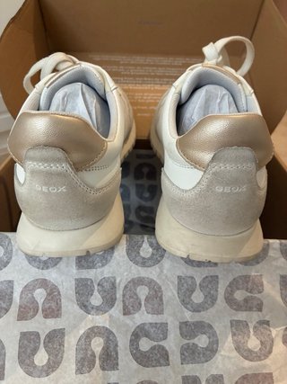Zapatillas Geox Piel Blancas mujer