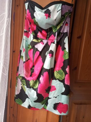 Vestido Coast Talla 12 Fiesta strapless