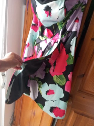 Vestido Coast Talla 12 Fiesta strapless