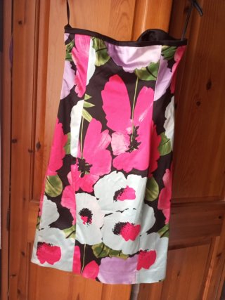 Vestido Coast Talla 12 Fiesta strapless