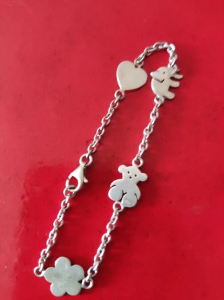 Pulsera Tous Corazón, Flor, Elefante y Oso
