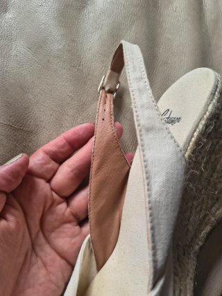 Alpargatas Castañer Beige/Blanco