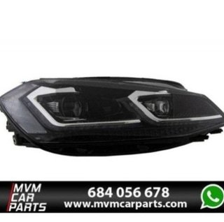 Faros delanteros Led para VW Golf 7.5 Facelift con