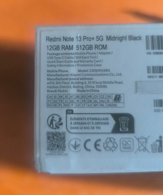 Xiaomi Redmi Note 13 Pro+ 12Gb 512Gb