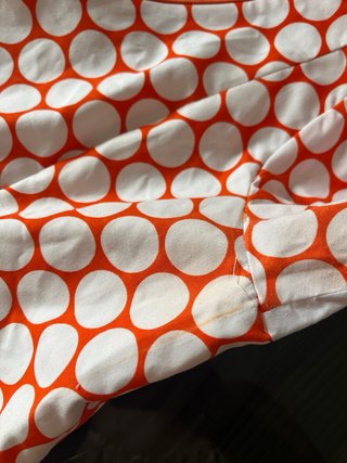Traje Flamenca Naranja y Blanco