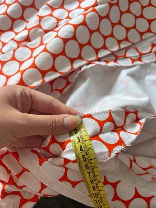 Traje Flamenca Naranja y Blanco
