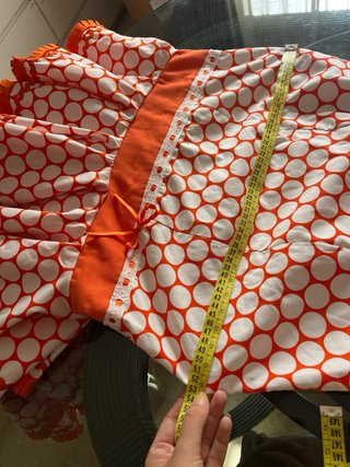 Traje Flamenca Naranja y Blanco